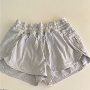 Lululemon Athletica Gray Athletic Shorts Lightweight Moisture-Wicking